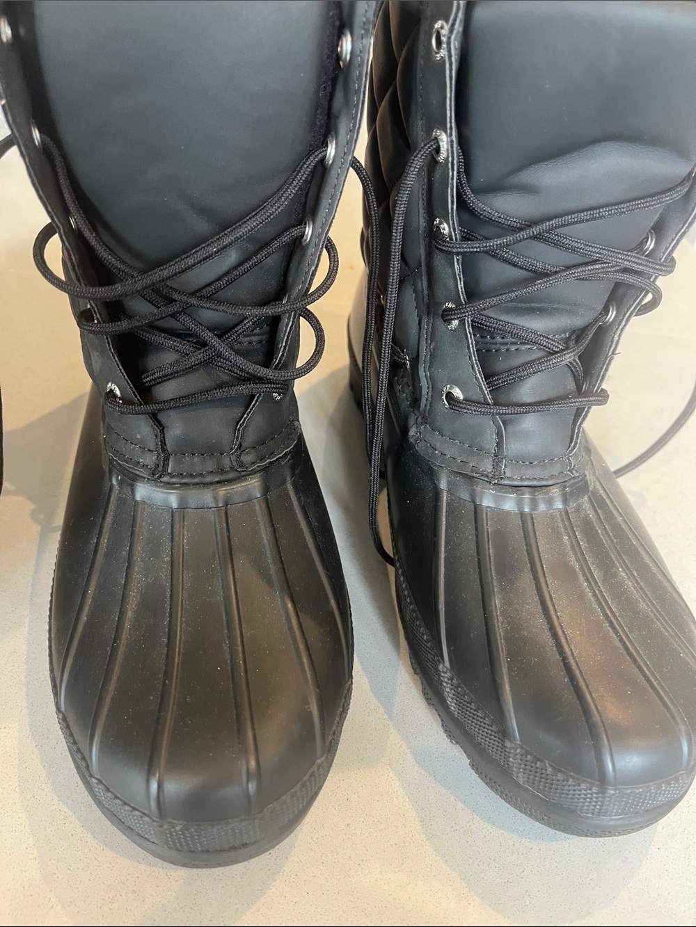 Sperry Black Women's Waterproof Lace-Up Boots - Picture 7 of 7
